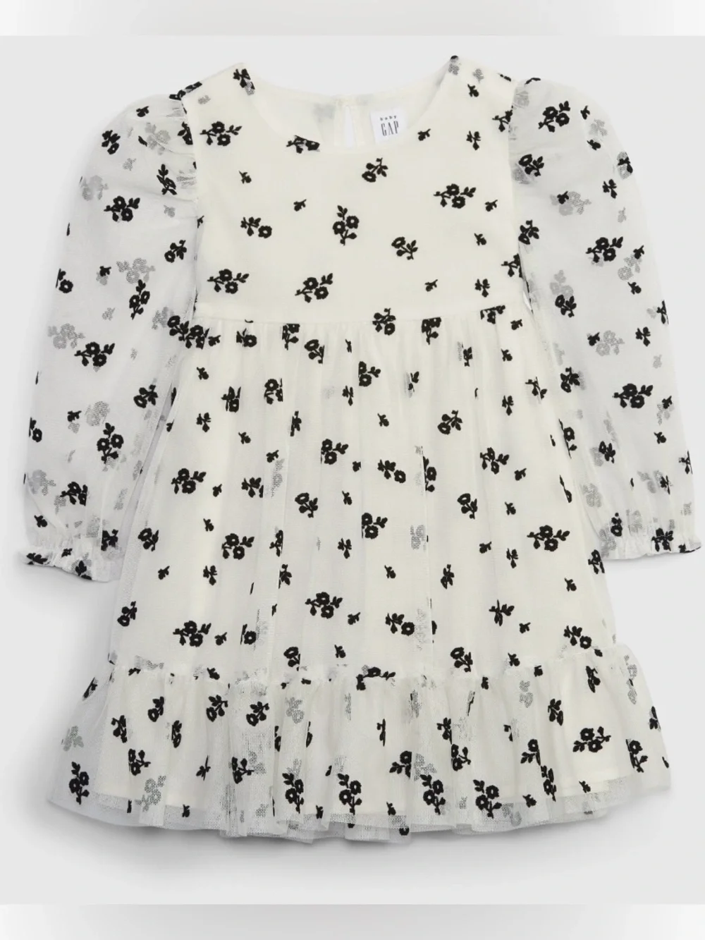 GAP Toddler Floral Tulle Dress (Size 3 years)